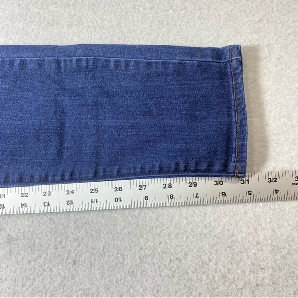 PACSUN Jeans Women's 29L Blue Mid Rise Skinniest Whiskering Stretch Casual Denim - Picture 13 of 13